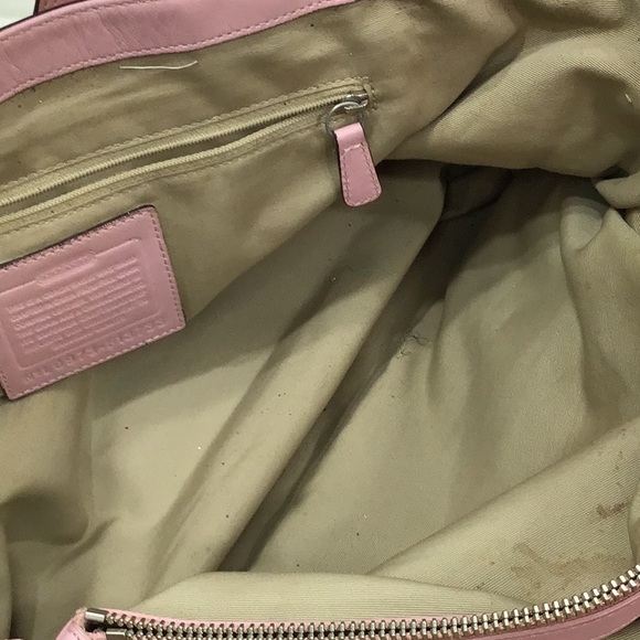 Coach Blush Pink Leather Soho pleated Shoulder Bag 13733 - Picture 11 of 15